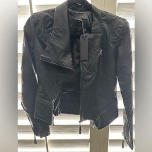 Blank NYC Faux leather moto jacket